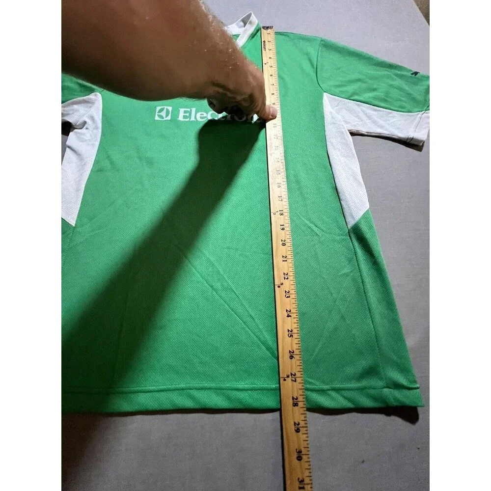 Garcia Sports Club Electrolux #22 Puma‎ Soccer Jersey Mens M Green Short Sleeve